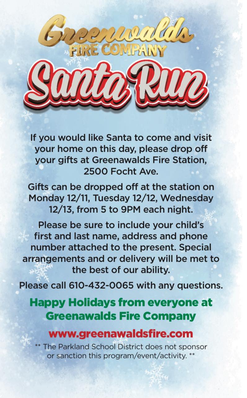 Greenawalds Santa Run Graphic 2